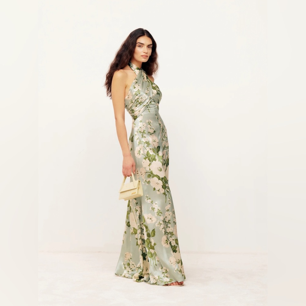 Reformation Petites Veria Silk Dress NWT